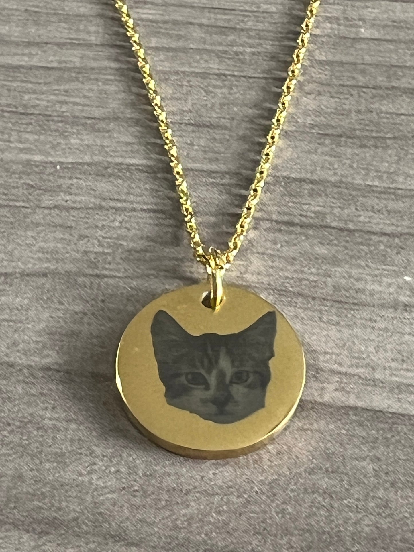 Custom Engraved Pendant Necklace